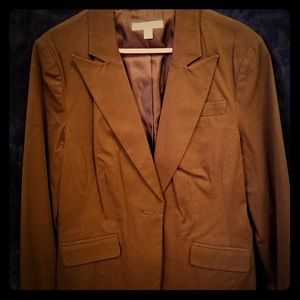 Women's brown blazer jacket